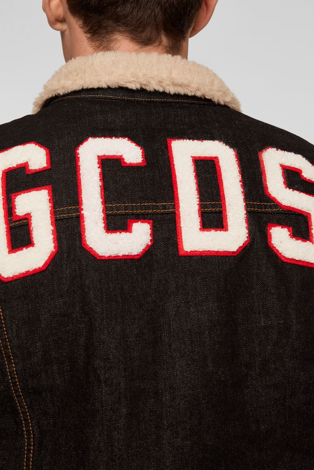 Джинсова куртка з логотипом GCDS GCDm28008