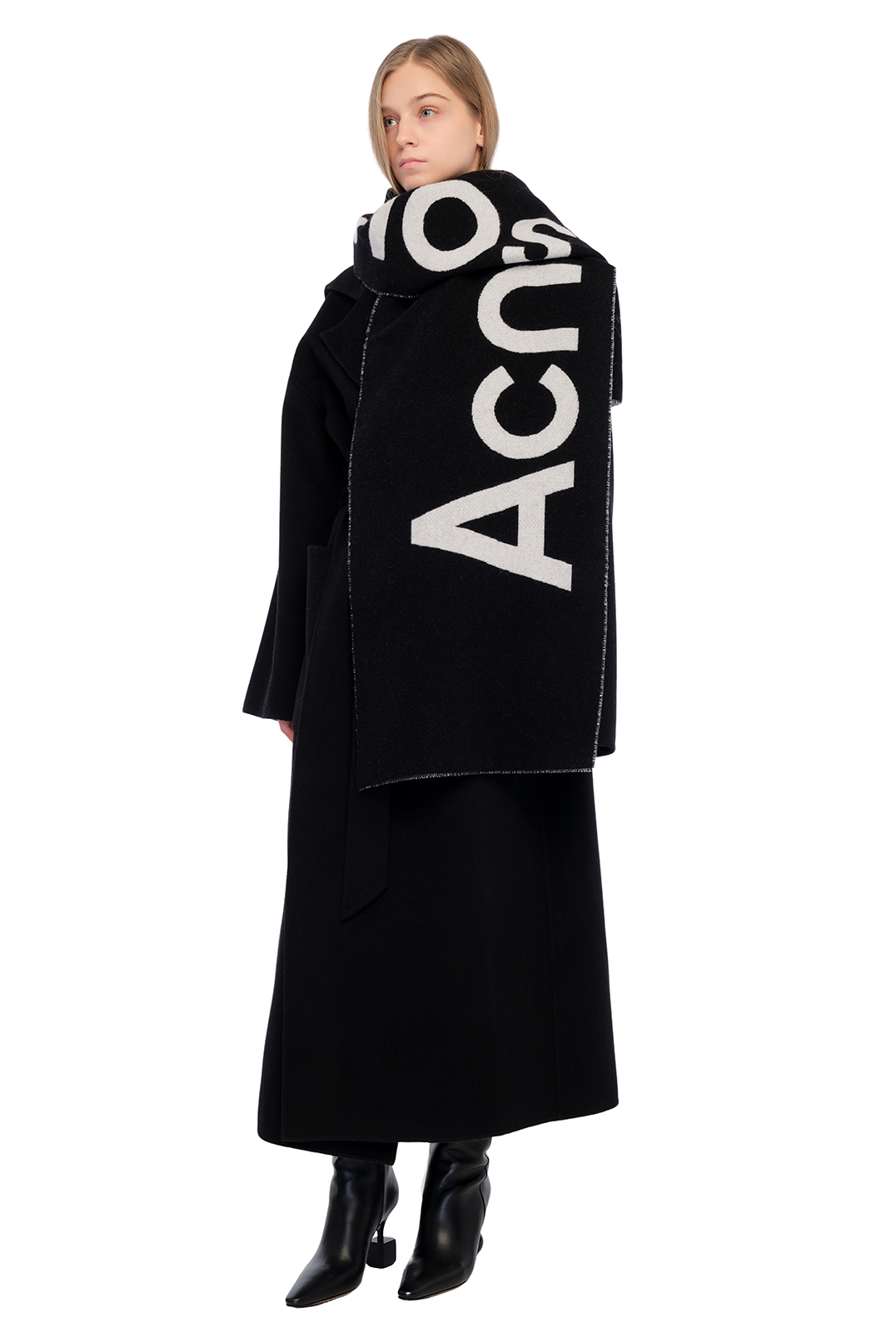 Шарф з логотипом ACNE STUDIOS ACa24010