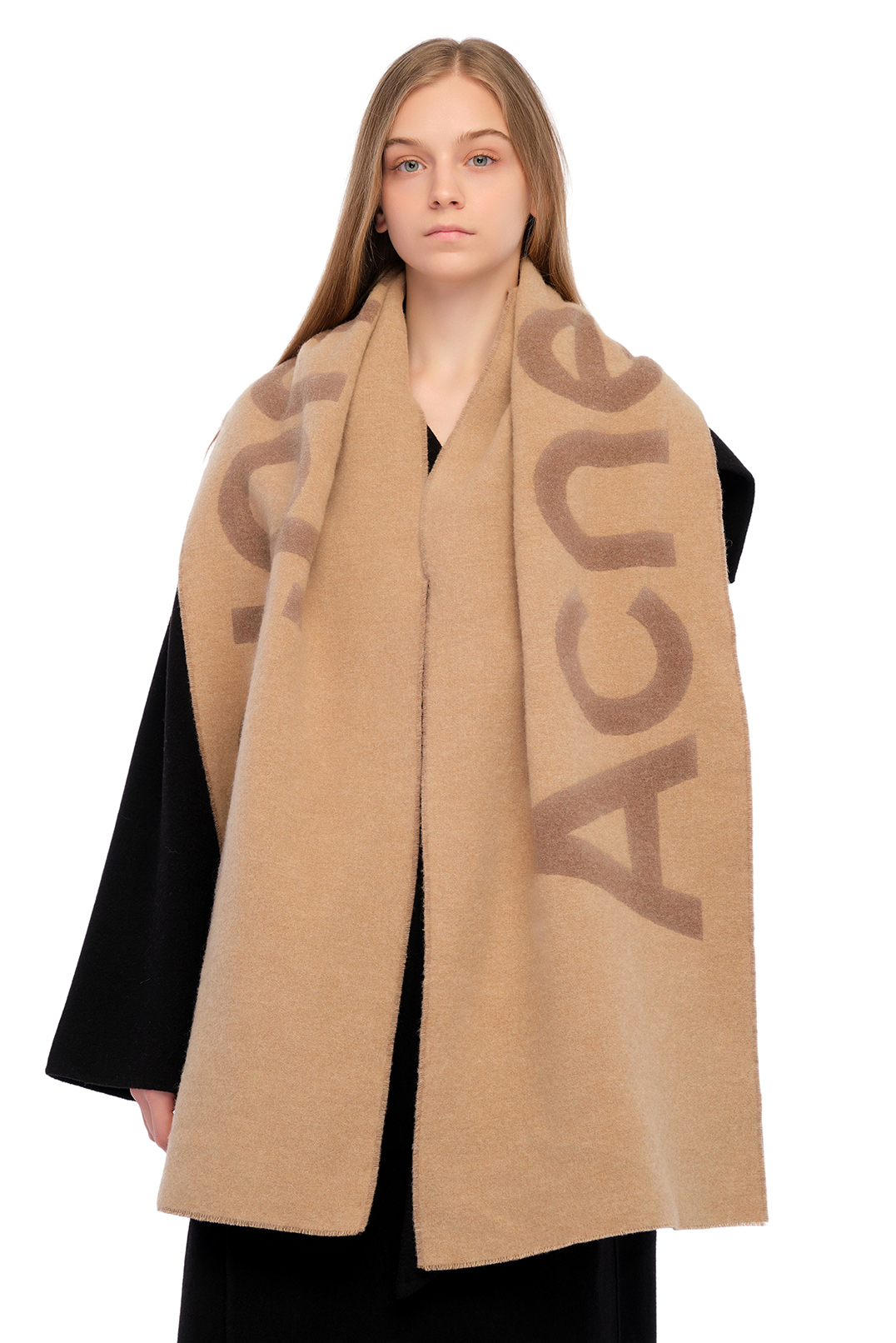 Шарф з логотипом ACNE STUDIOS ACa24011