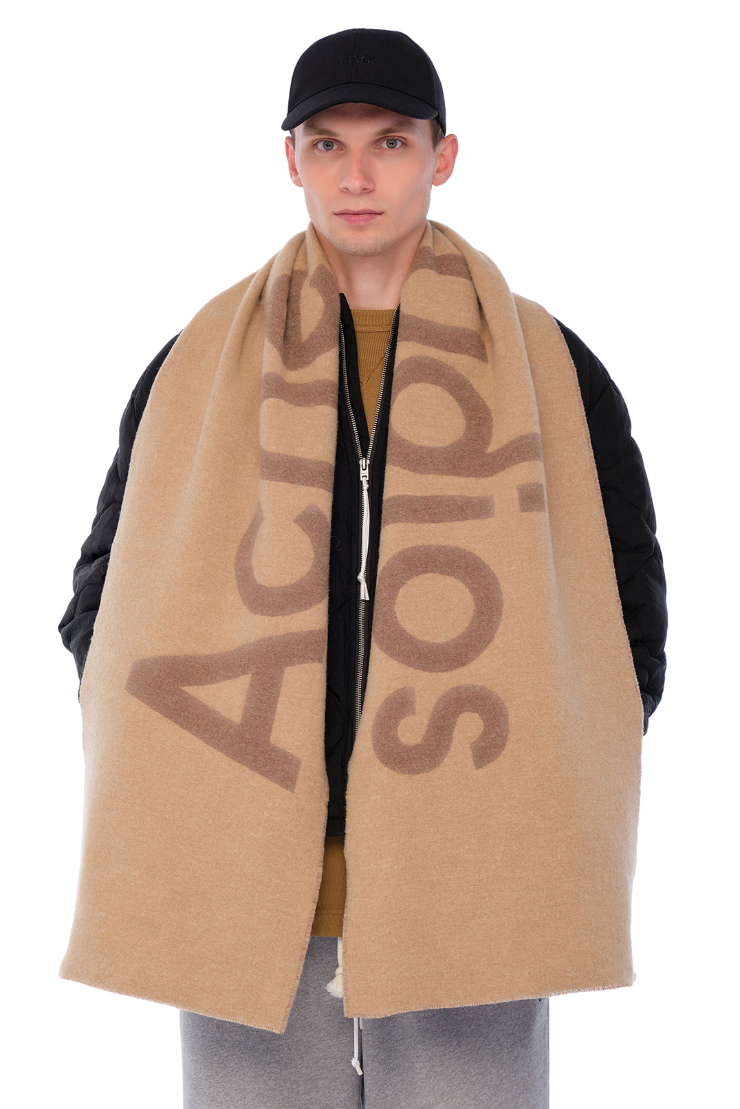 Шарф з логотипом ACNE STUDIOS ACa24011