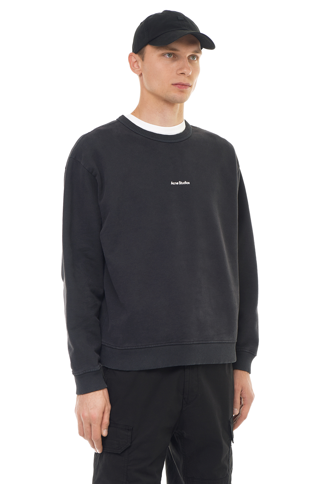 Світшот oversize з логотипом ACNE STUDIOS ACm23007
