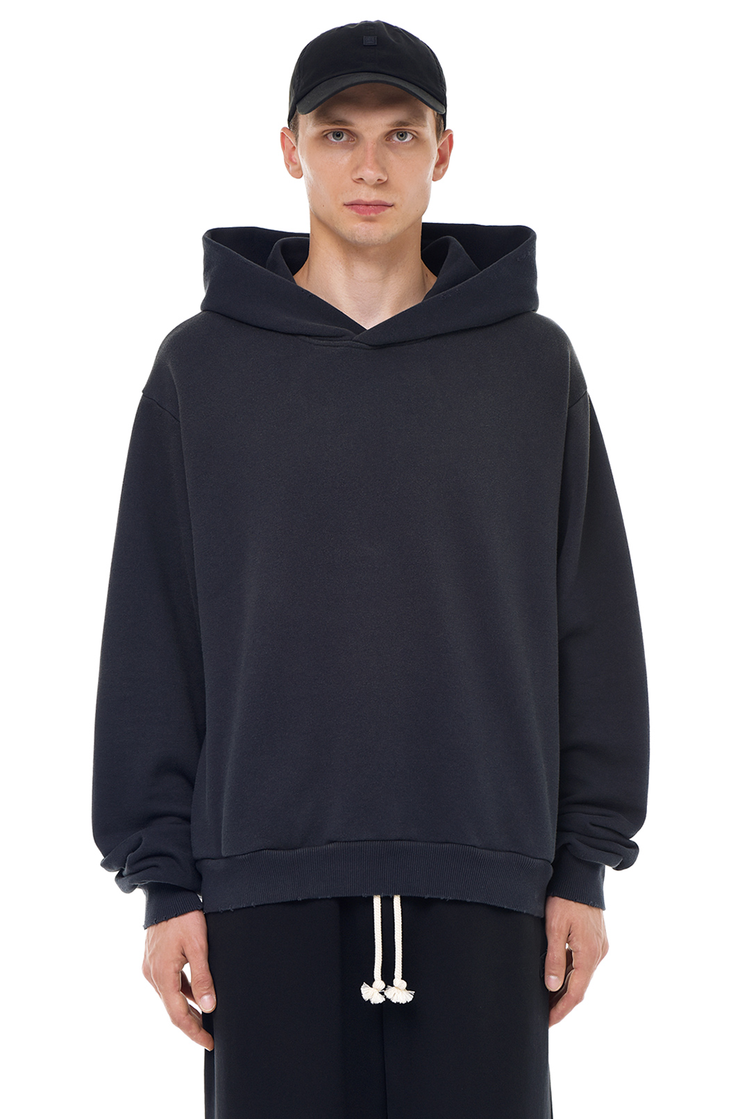 Худі oversize з логотипом ACNE STUDIOS ACm23011