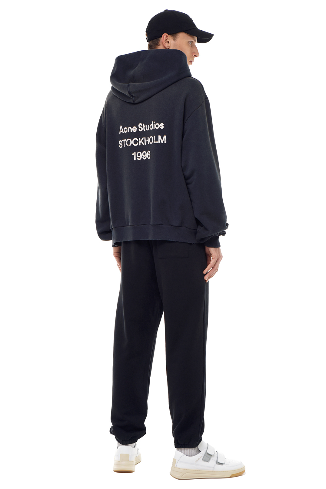 Худі oversize з логотипом ACNE STUDIOS ACm23011