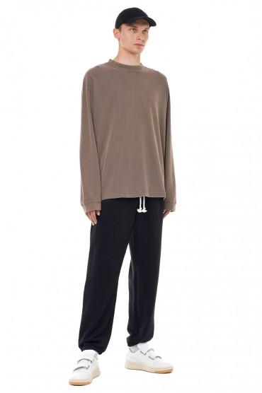 Купить оригинал Лонгслів oversize з логотипом ACm23016 от бренда ACNE STUDIOS Лонгслів oversize з логотипом ACNE STUDIOS ACm23016