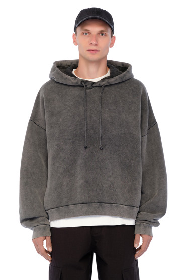 Худі oversize з логотипом ACNE STUDIOS ACm24013