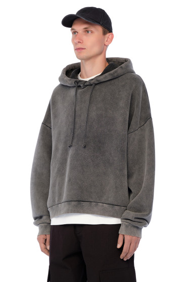 Худі oversize з логотипом ACNE STUDIOS ACm24013