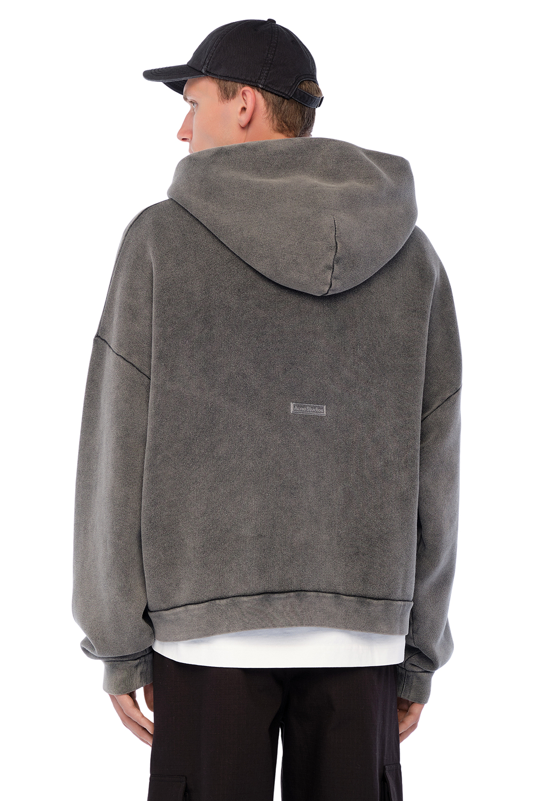 Худі oversize з логотипом ACNE STUDIOS ACm24013