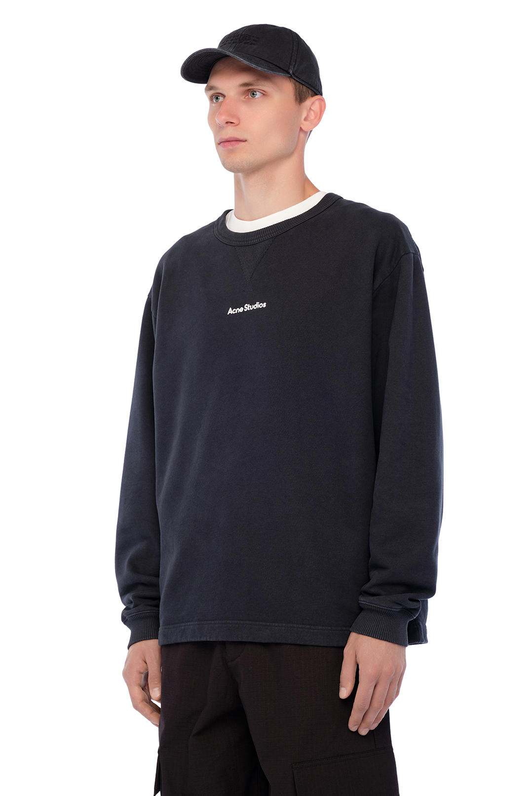 Світшот oversize з логотипом ACNE STUDIOS ACm24014