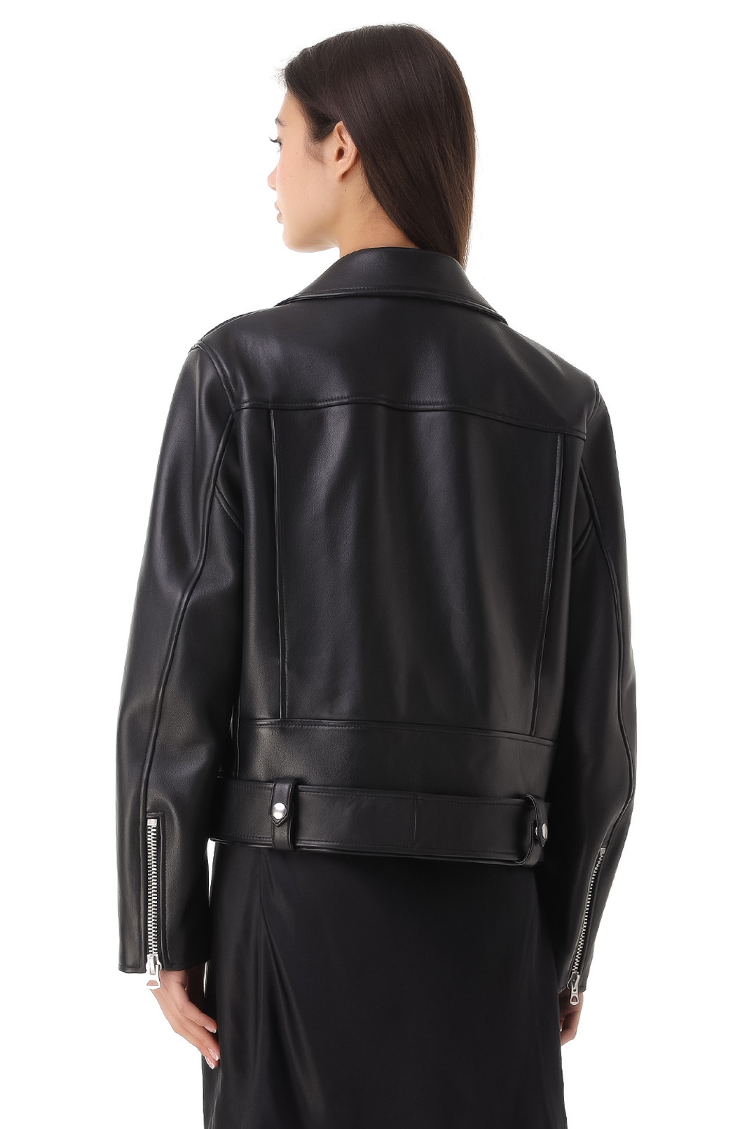 Шкіряна куртка-косуха оversize ACNE STUDIOS ACw12033