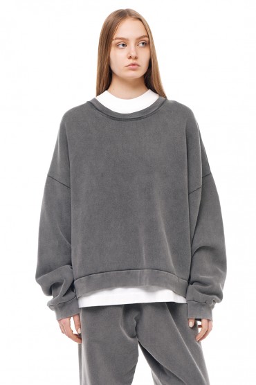 Світшот oversize з логотипом ACNE STUDIOS ACw14019