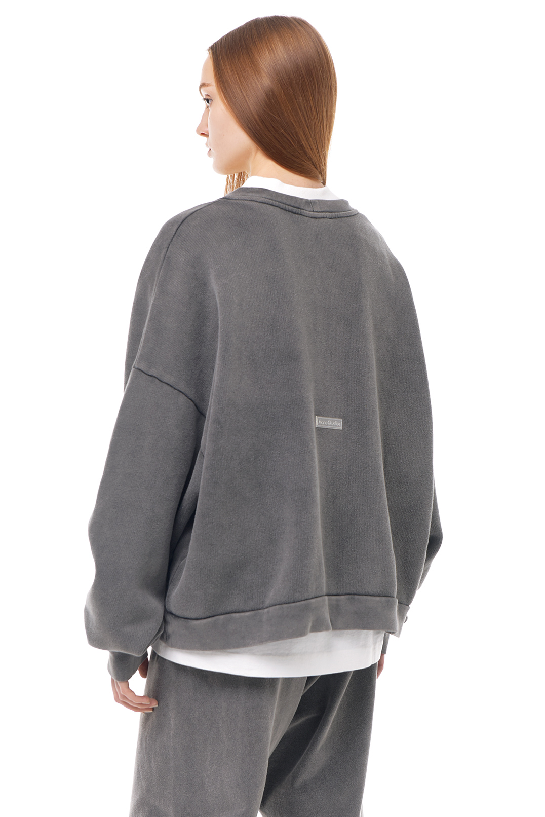 Світшот oversize з логотипом ACNE STUDIOS ACw14019