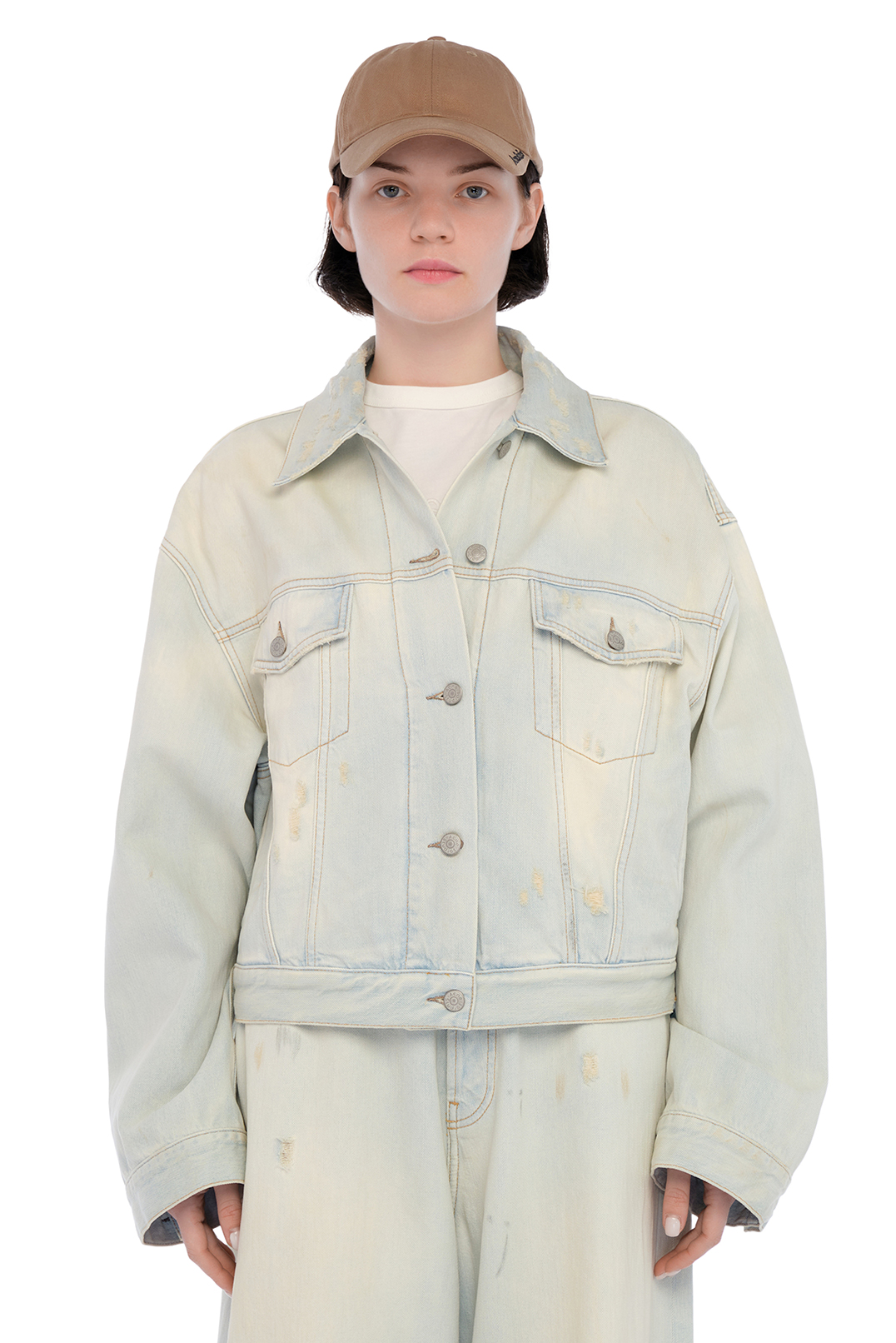 Джинсова куртка oversize ACNE STUDIOS ACw15008