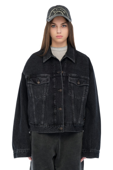 Джинсова куртка oversize ACNE STUDIOS ACw15020