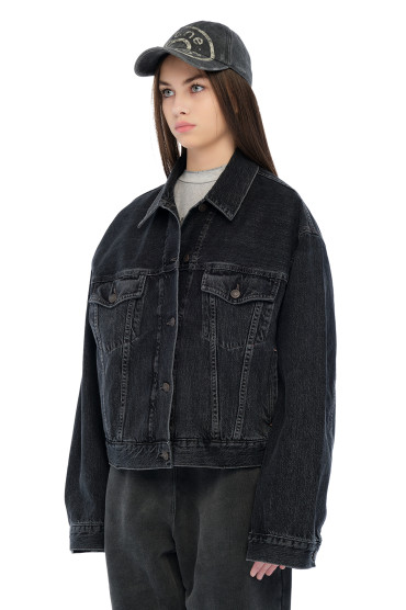 Джинсова куртка oversize ACNE STUDIOS ACw15020