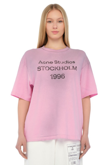 Футболка з логотипом ACNE STUDIOS ACw15032