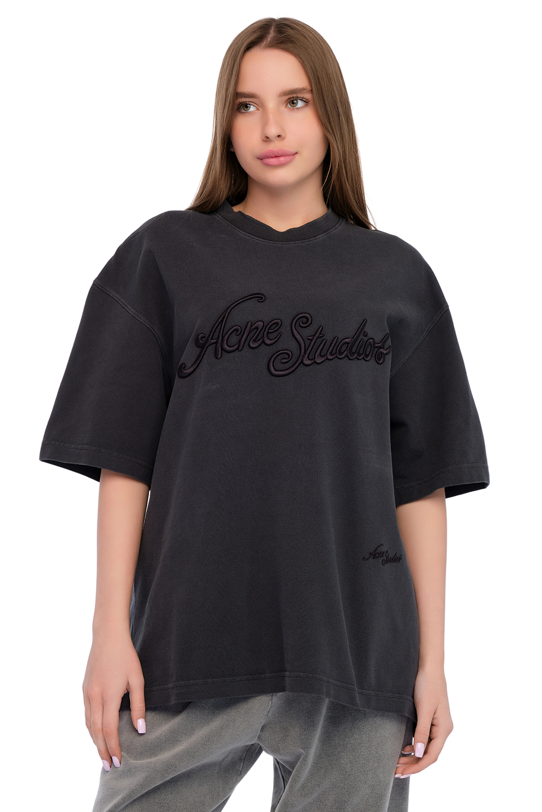 Футболка з логотипом ACNE STUDIOS ACw15037