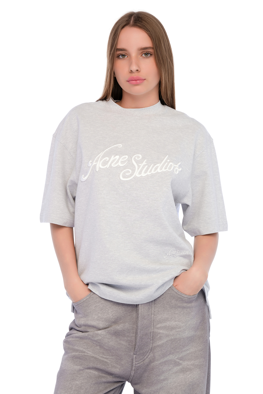 Футболка з логотипом ACNE STUDIOS ACw15047