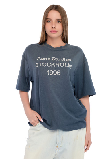 Футболка з логотипом ACNE STUDIOS ACw15048