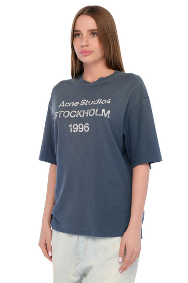 Футболка з логотипом ACNE STUDIOS ACw15048