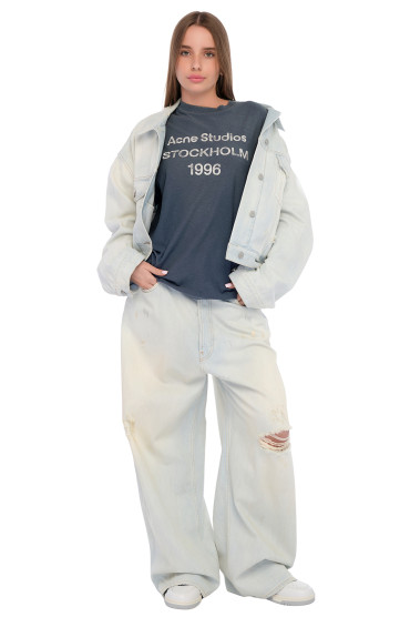 Футболка з логотипом ACNE STUDIOS ACw15048