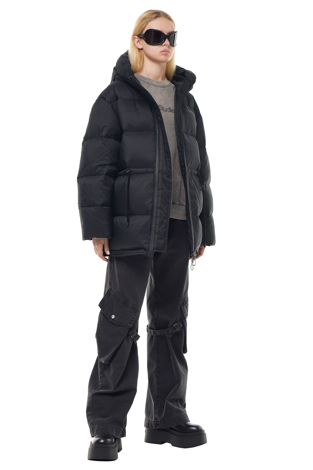 Пуховик з капюшоном ACNE STUDIOS ACw23005