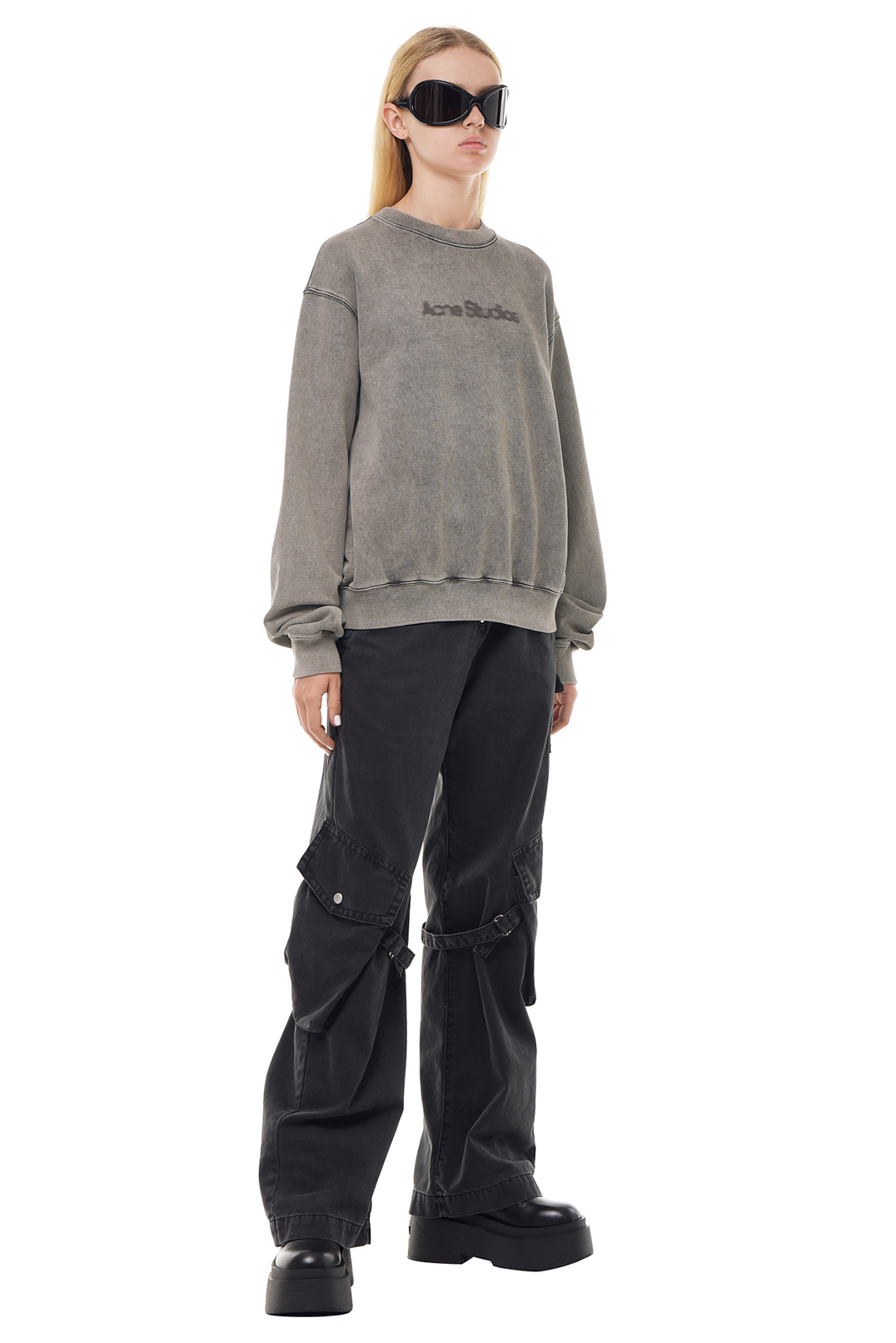 Світшот oversize з логотипом ACNE STUDIOS ACw23020