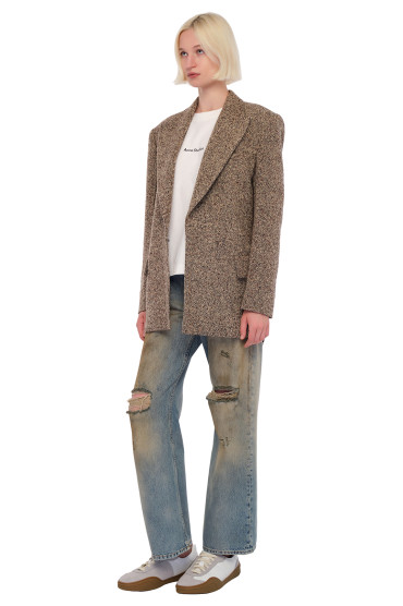 Футболка oversize з логотипом ACNE STUDIOS ACw24016