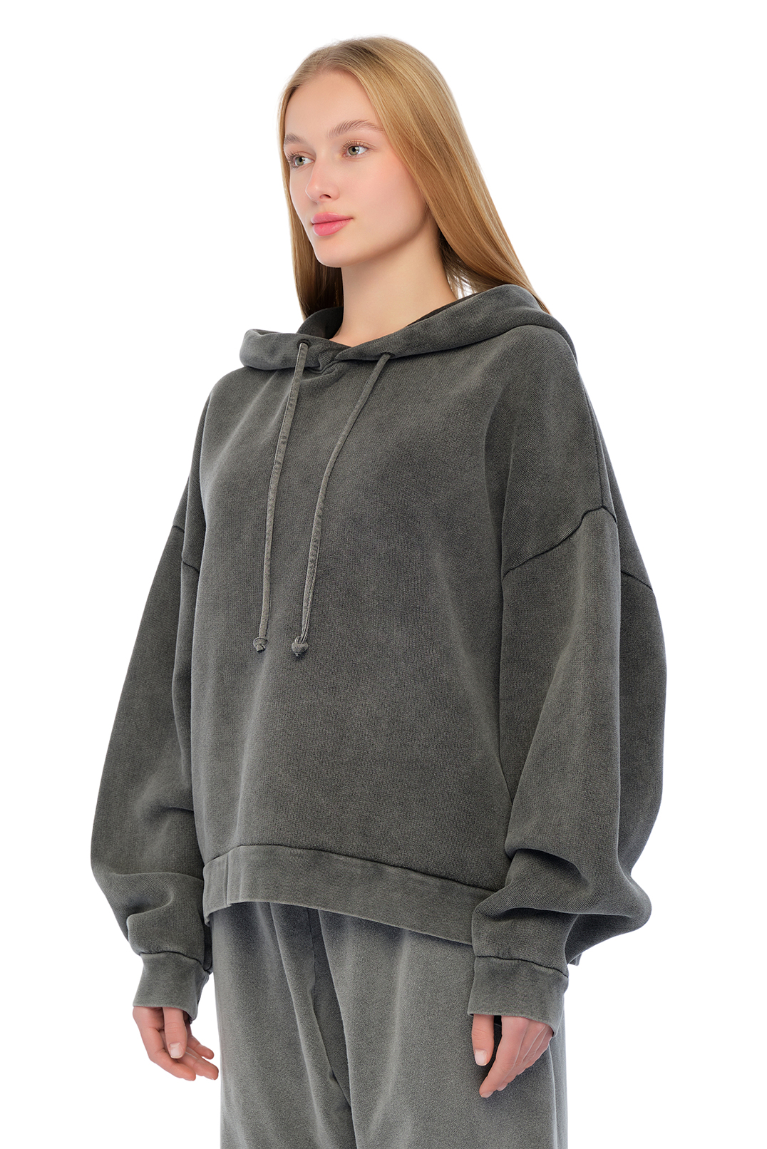 Худі oversize з логотипом ACNE STUDIOS ACw24030