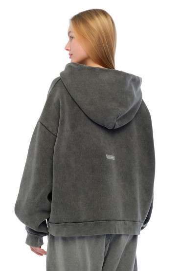 Худі oversize з логотипом ACNE STUDIOS ACw24030