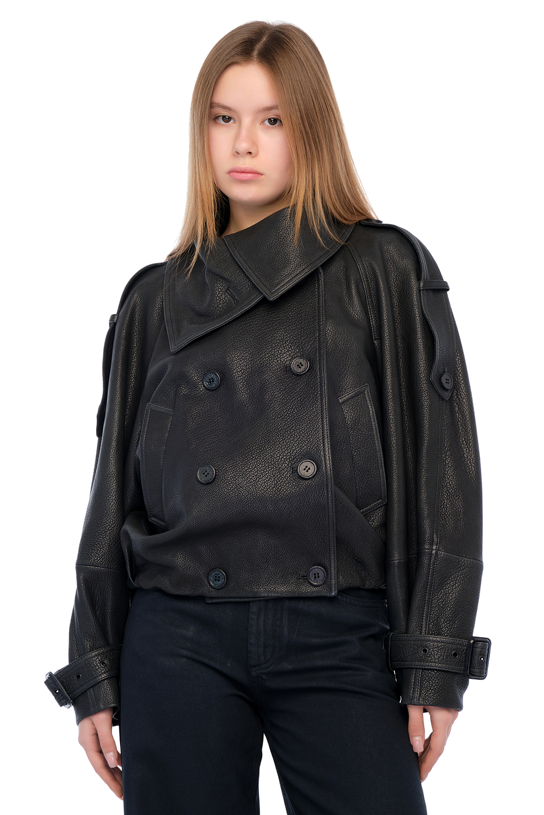 Шкіряна куртка ACNE STUDIOS ACw25006