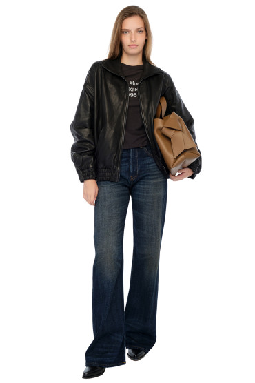 Шкіряний бомбер ACNE STUDIOS ACw25007