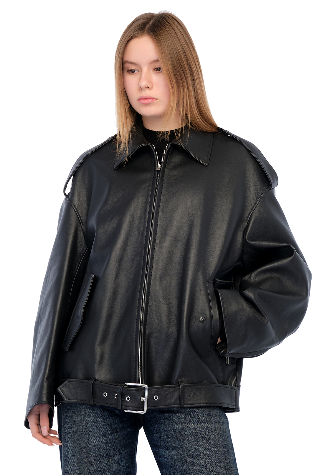 Шкіряна куртка ACNE STUDIOS ACw25008