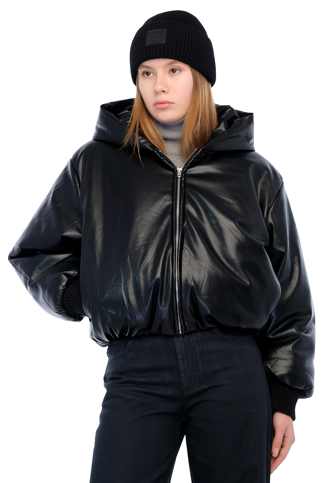 Бомбер з еко-шкіри ACNE STUDIOS ACw25009