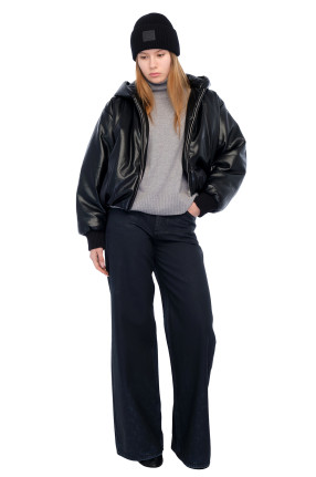 ACNE STUDIOS Бомбер з еко-шкіри