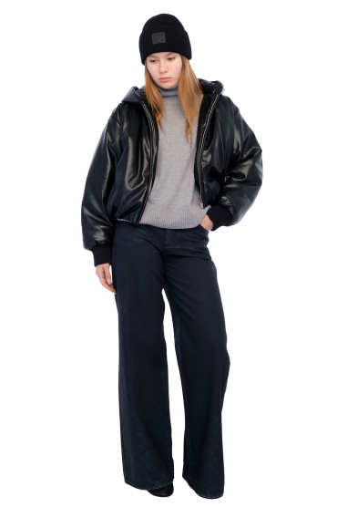 Бомбер з еко-шкіри ACNE STUDIOS ACw25009