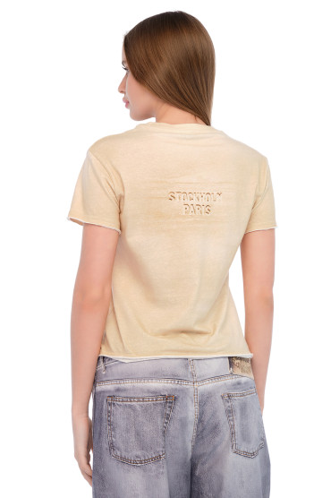 Футболка з принтом ACNE STUDIOS ACw25020