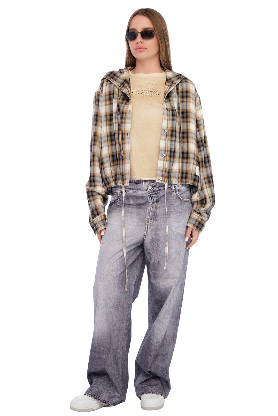 Футболка з принтом ACNE STUDIOS ACw25020