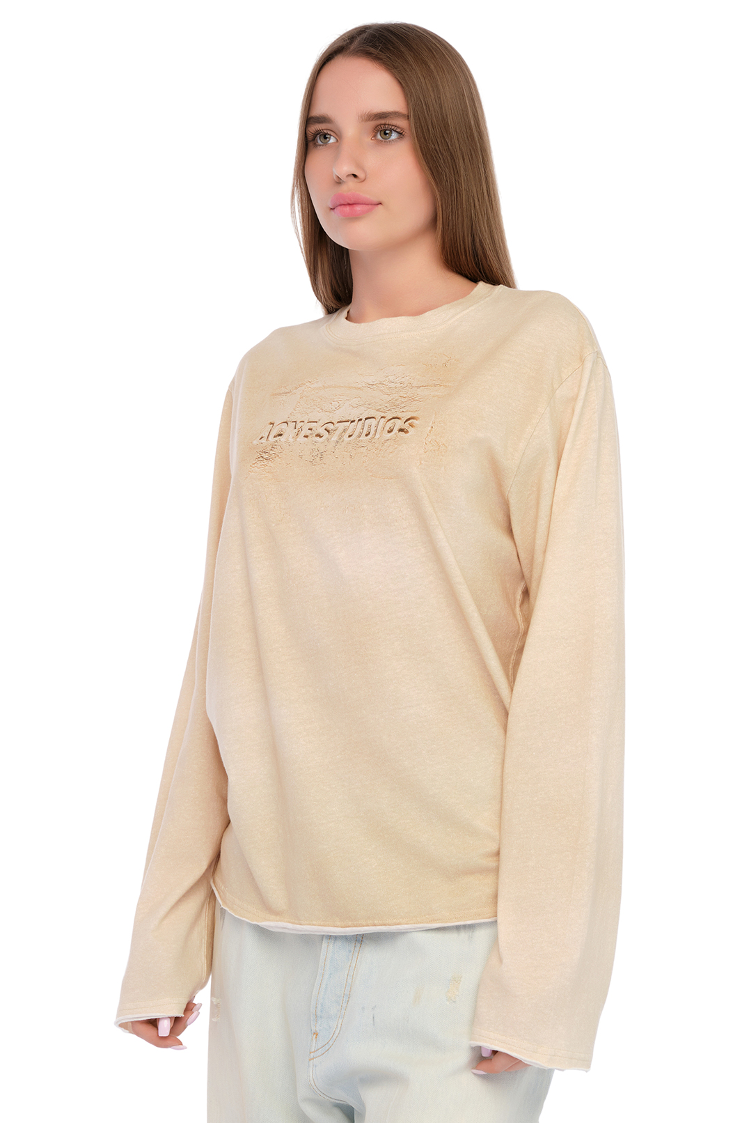 Лонгслів з принтом ACNE STUDIOS ACw25022