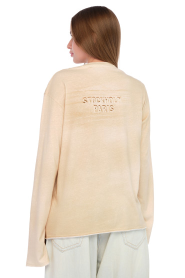 Лонгслів з принтом ACNE STUDIOS ACw25022