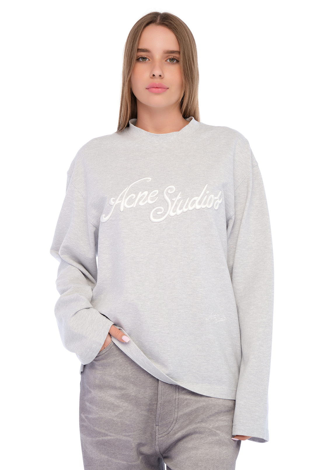Лонгслів з логотипом ACNE STUDIOS ACw25026