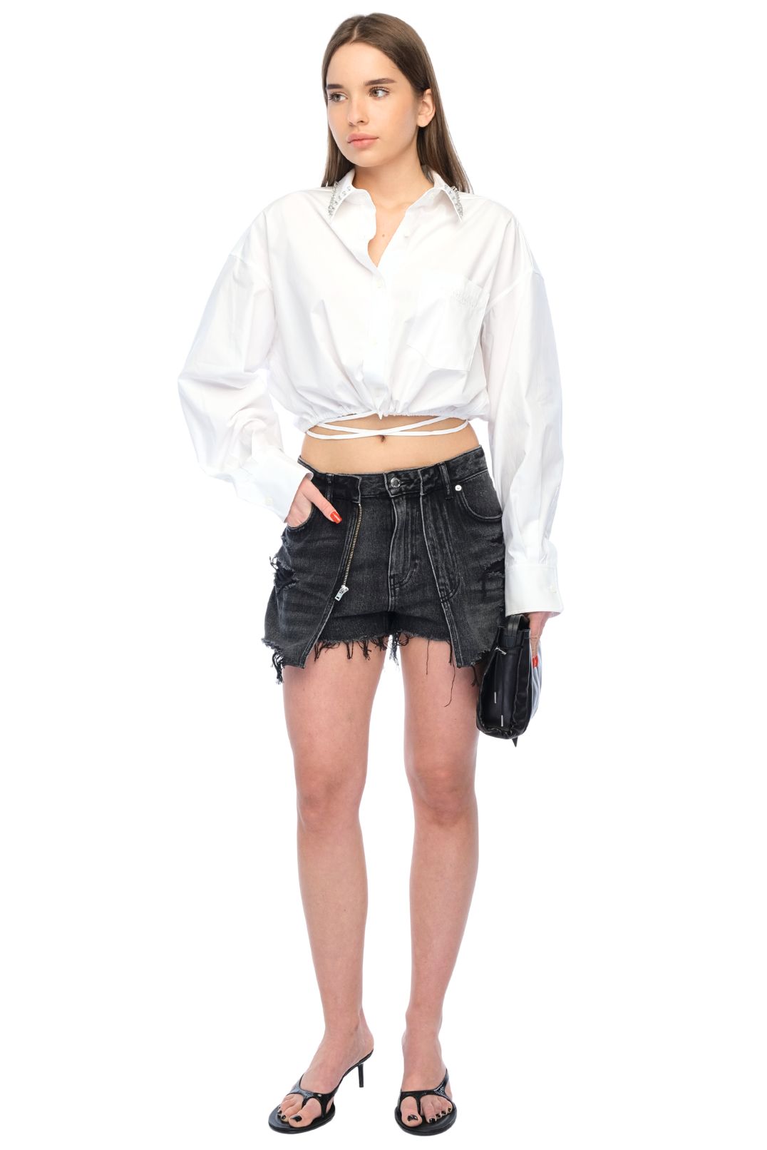 Джинсові шорти ALEXANDER WANG ALWd16003