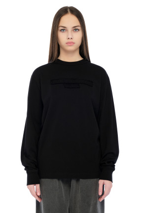 ALEXANDER WANG Лонгслів oversize з логотипом