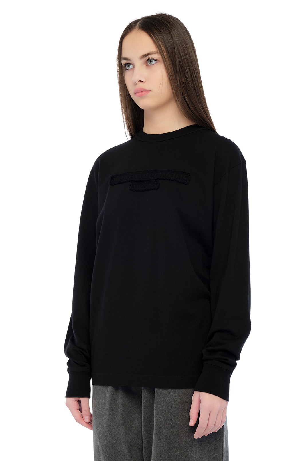 Лонгслів oversize з логотипом ALEXANDER WANG ALWp15006