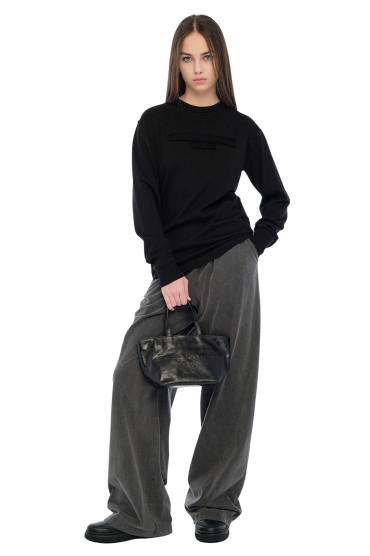 Лонгслів oversize з логотипом ALEXANDER WANG ALWp15006