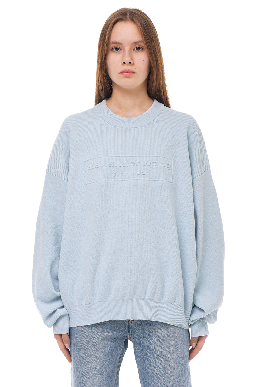 Светр oversize з логотипом ALEXANDER WANG ALWp23008
