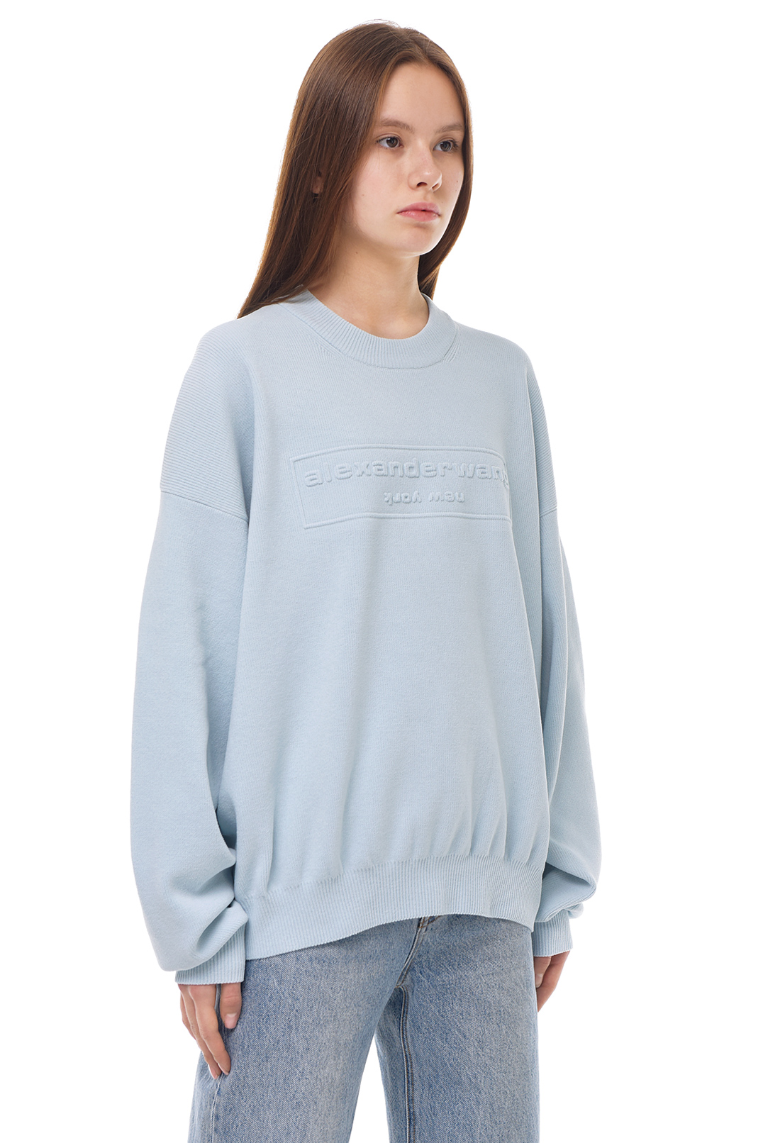 Светр oversize з логотипом ALEXANDER WANG ALWp23008