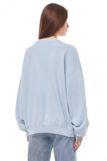 Купить оригинал Светр oversize з логотипом ALWp23008 от бренда ALEXANDER WANG Светр oversize з логотипом ALEXANDER WANG ALWp23008