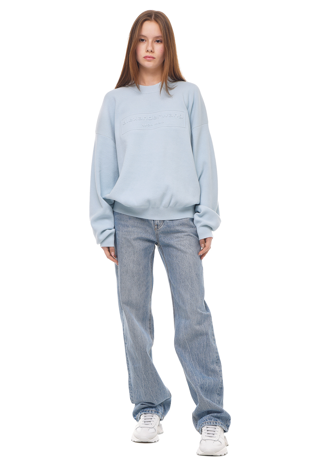 Светр oversize з логотипом ALEXANDER WANG ALWp23008
