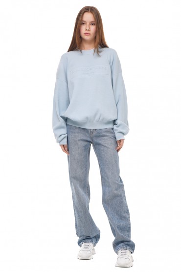 Купить оригинал Светр oversize з логотипом ALWp23008 от бренда ALEXANDER WANG Светр oversize з логотипом ALEXANDER WANG ALWp23008
