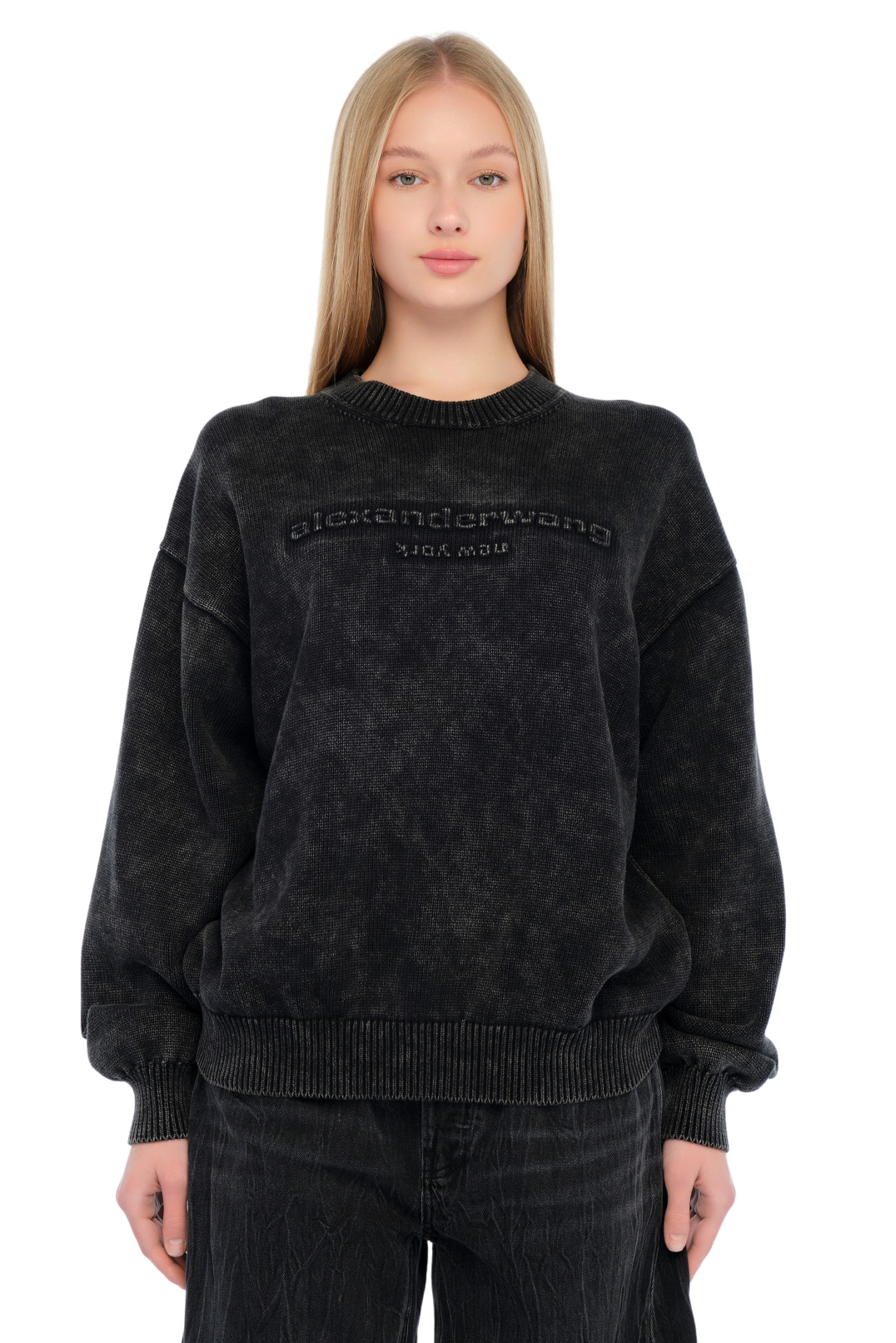 Светр oversize ALEXANDER WANG ALWp24003